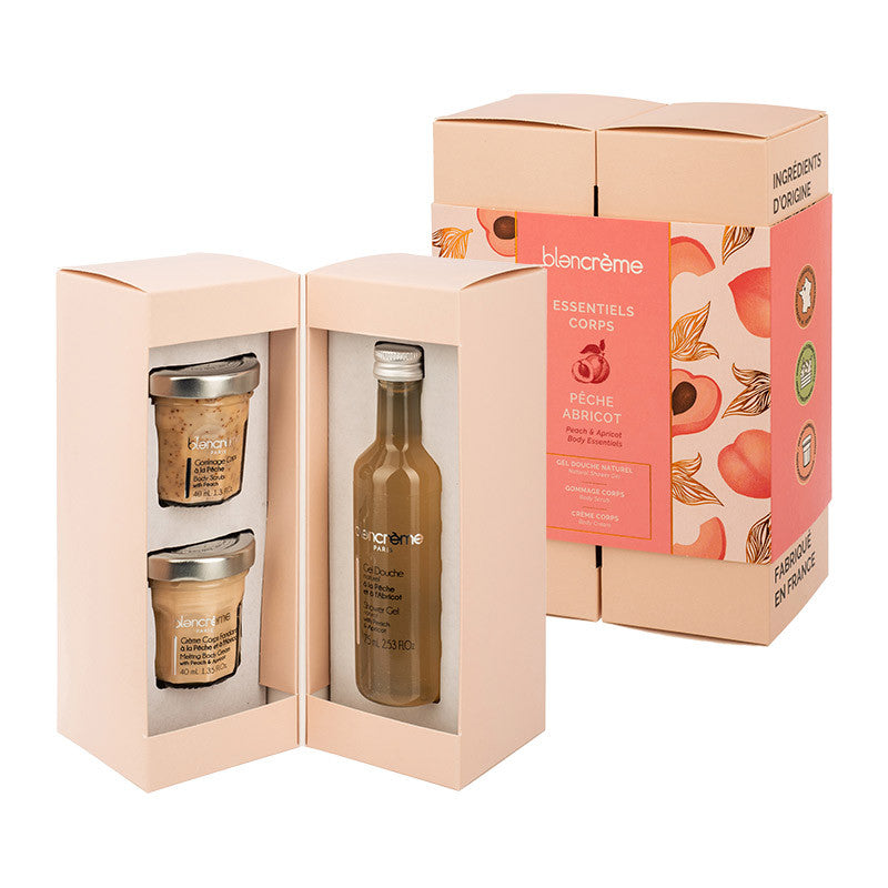 Trio Essentiels pour le corps - Pêche & Abricot