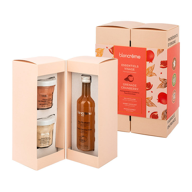 Essential Face Trio - Granatäpple och tranbär