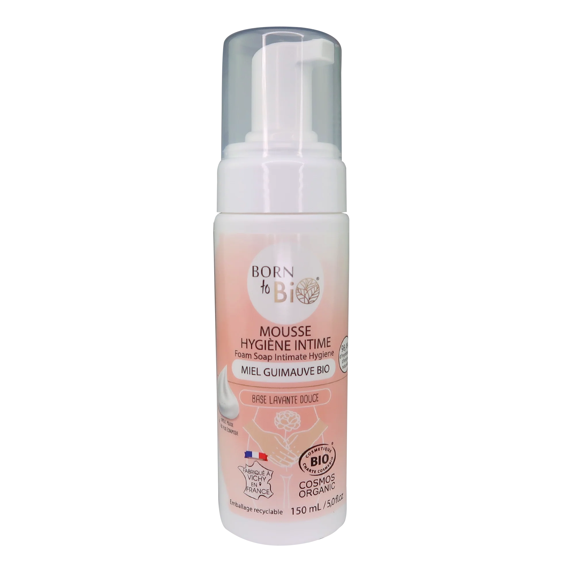 Honey and Marshmallow Intimate Hygiene Mousse - Certified Organic-0