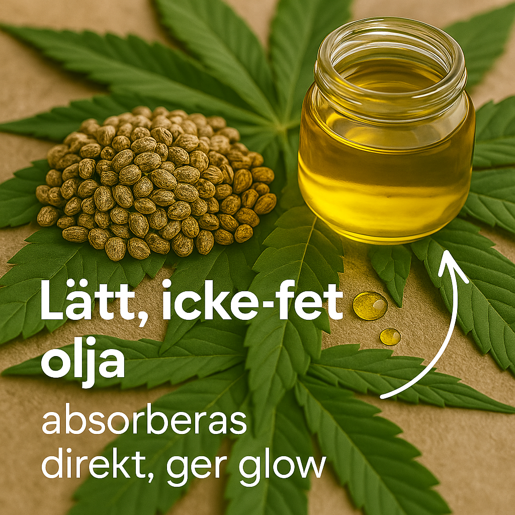 ORGANISK HAMPA SKATTELIXIR - Kosttillskott med vegetabiliskt olja 