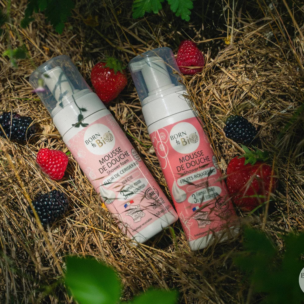 Red Fruit Shower Foam - Certified organic-2