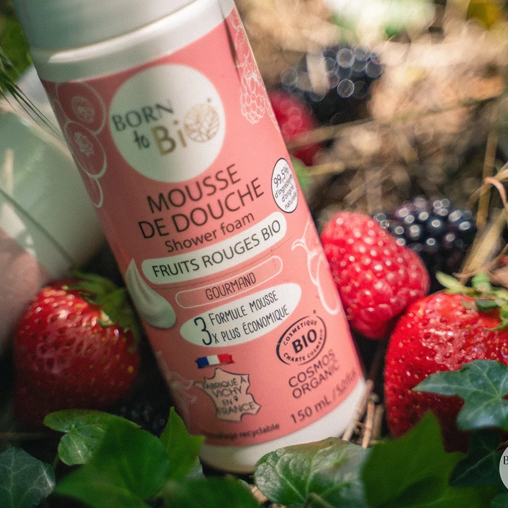 Red Fruit Shower Foam - Certified organic-1