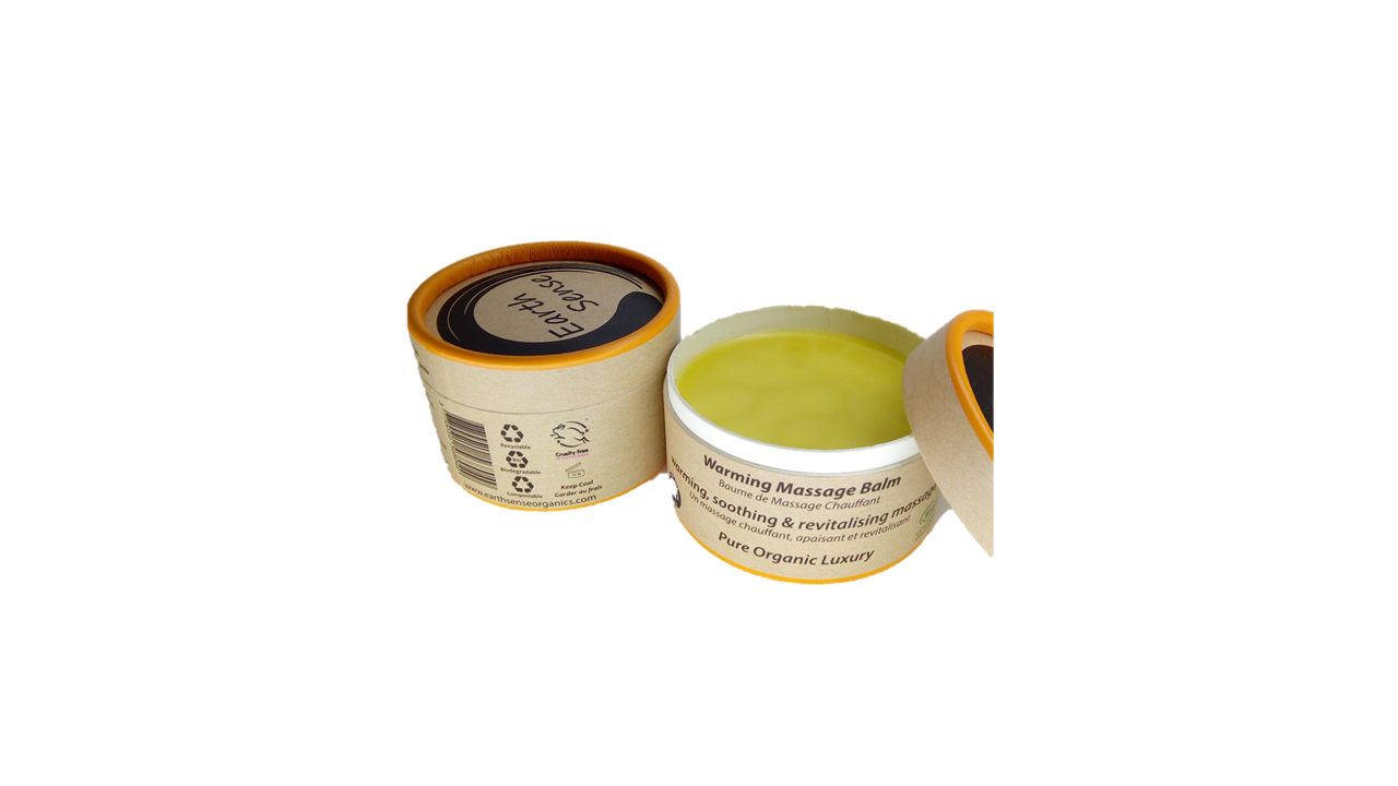 Organic Warming Massage Balm 100ml - For Face, hands, arms & whole body - 1 piece-2