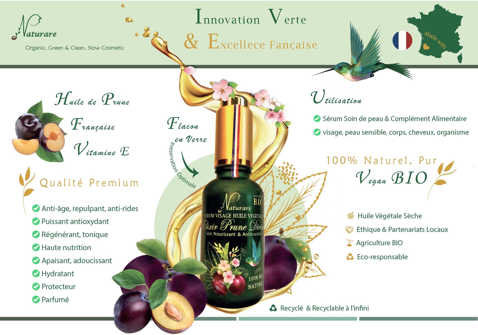 ELIXIR PRUNE DIVINE BIO - Sérum Huile Végétale, Complément Alimentaire-9