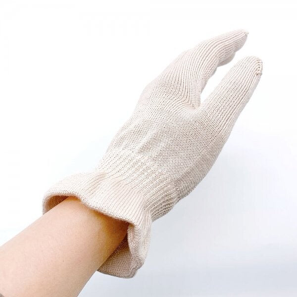 Gants de beauté en soie naturelle-2