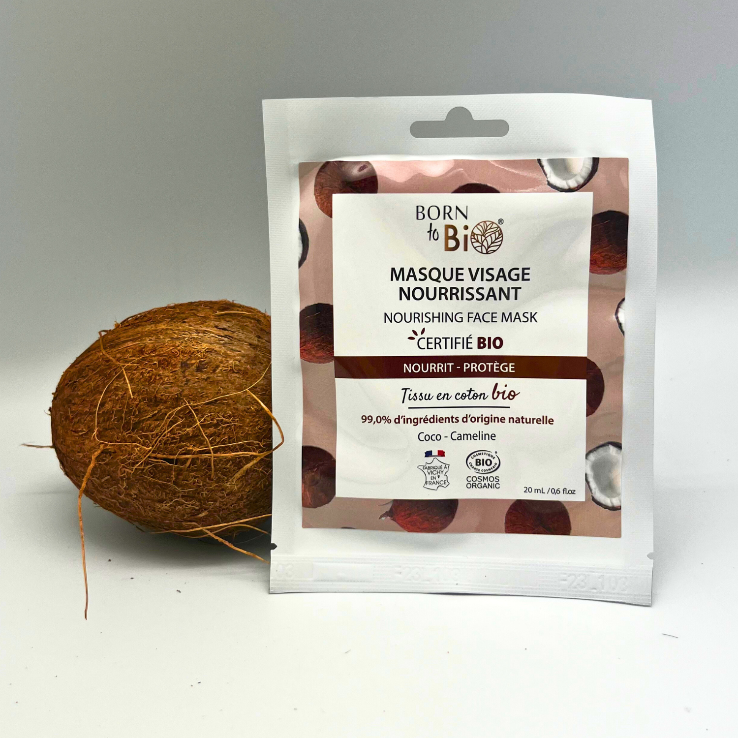 Nourishing cotton face mask - certified organic-1